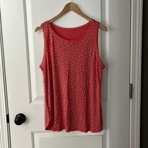 LOFT Outlet pink patterned swing tank
